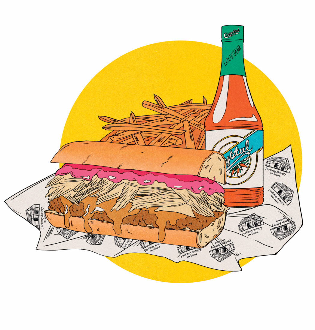 An illustration of a turkey sandwich