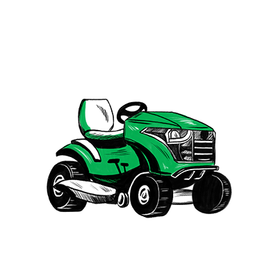 You finished mowing the front yard, the backyard, and the back backyard